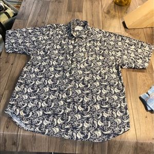 Men’s Columbia cotton casual button down shirt